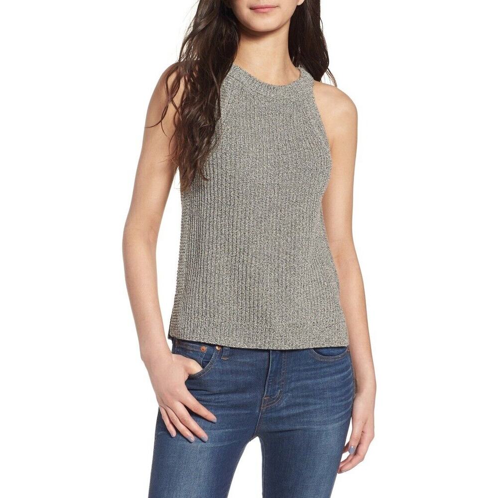 Madewell Valley Sweater Cotton Knit Top Size Medium